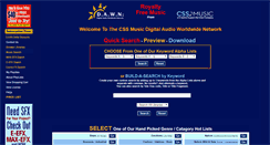Desktop Screenshot of dawnmusic.com